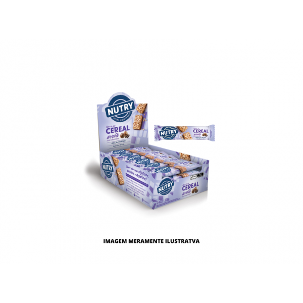 BARRA DE CEREAL - NUTRY - 22g AVELA COM CHOCOLATE - DP24
